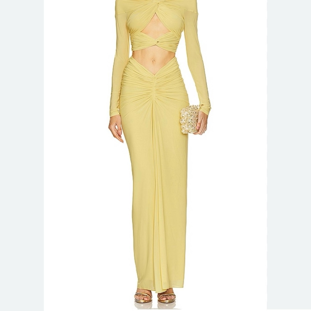 Ronny Kobo Chase Skirt in Sunglow